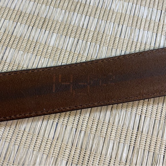 Danbury Brown Leather Golf Belt Taper Top Grain - 38 - Picture 8 of 9